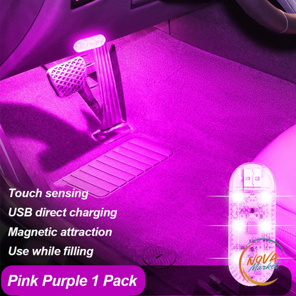 Luce LED per Auto Touch Ricaricabile USB