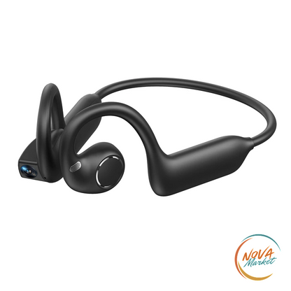 Cuffie a conduzione ossea E12 Bluetooth 5.4 con fotocamera HD