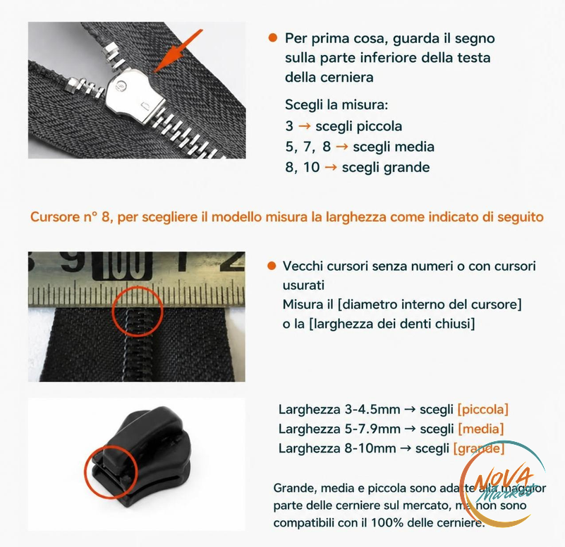 Cursore Universale per Cerniere: Riparazione Rapida
