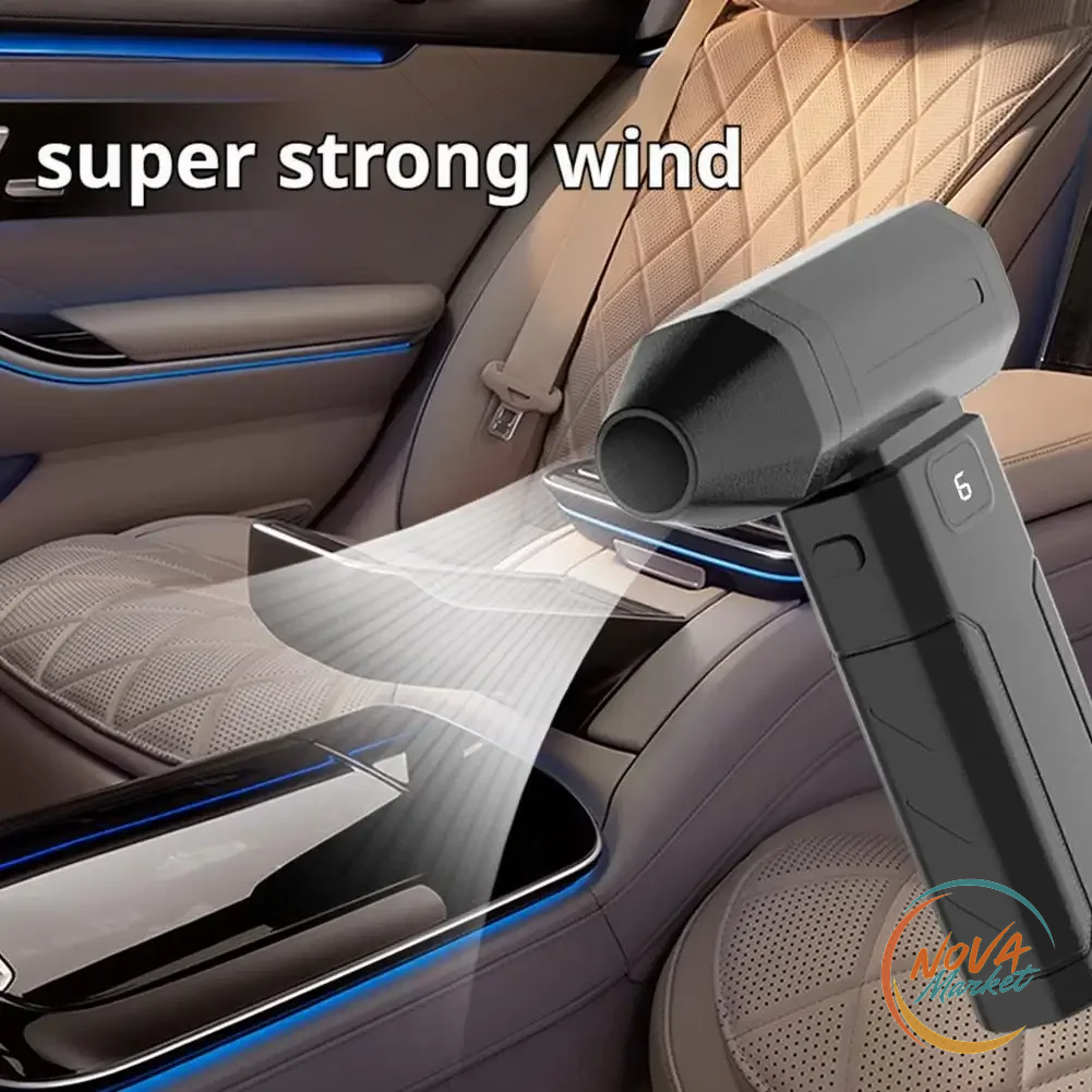 Soffiatore d'Aria Portatile Turbo 150.000 RPM, 5 Velocità