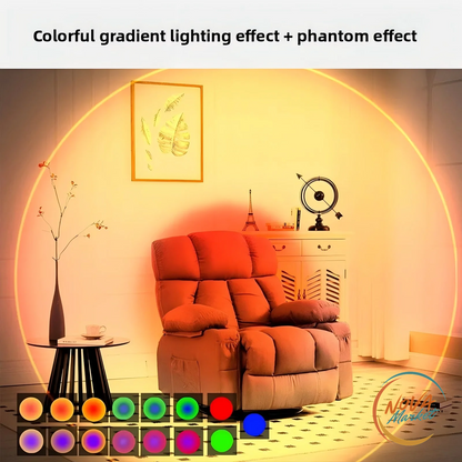 Luce notturna LED con sensore di movimento, RGB ricaricabile