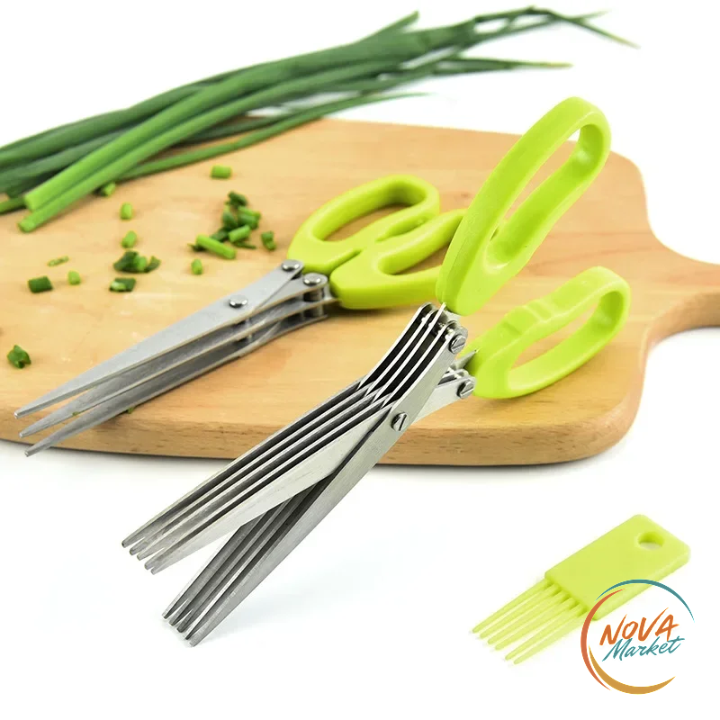 Forbici da Cucina Multilama in Acciaio Inox