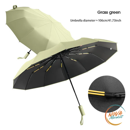 Ombrello automatico grande antivento con protezione UV
