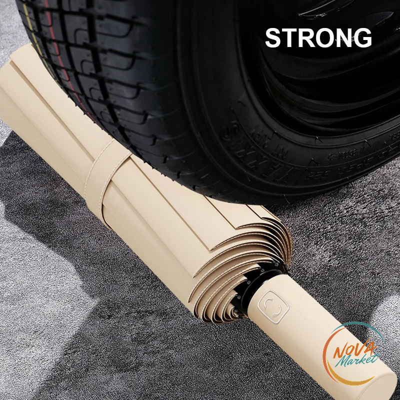 Ombrello automatico grande antivento con protezione UV