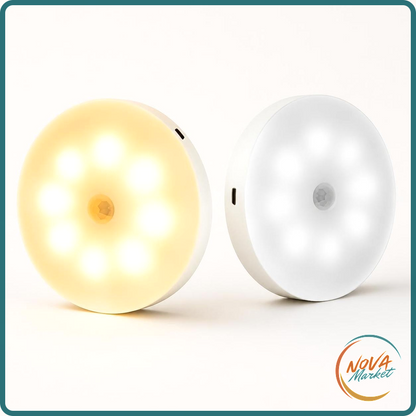 Luci notturne LED con sensore di movimento, set da 3