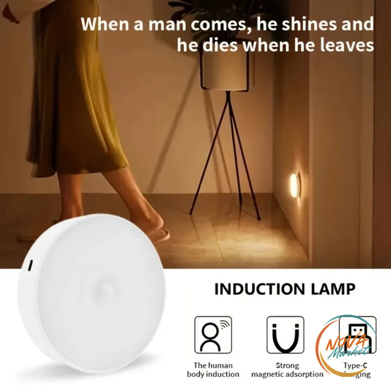 Luci notturne LED con sensore di movimento, set da 3