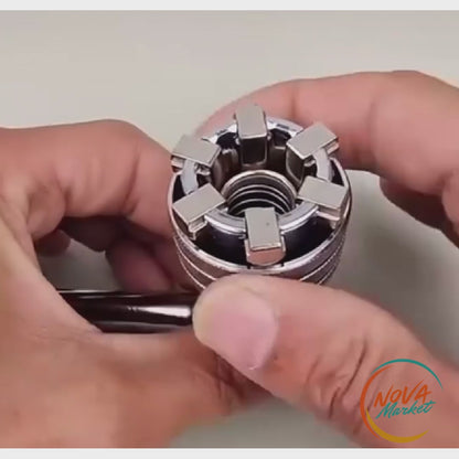 Anteprima video Chiave a bussola universale 10-19 mm con adattatore 3/8" - NovaMarket