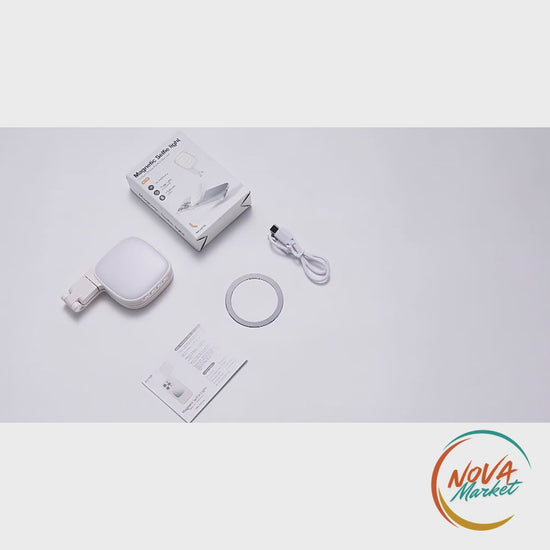 Anteprima video Luce LED per Selfie da Smartphone, Ricaricabile - NovaMarket