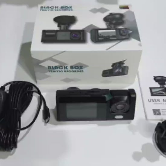 Video Dash cam doppia 1080P con visione notturna IR