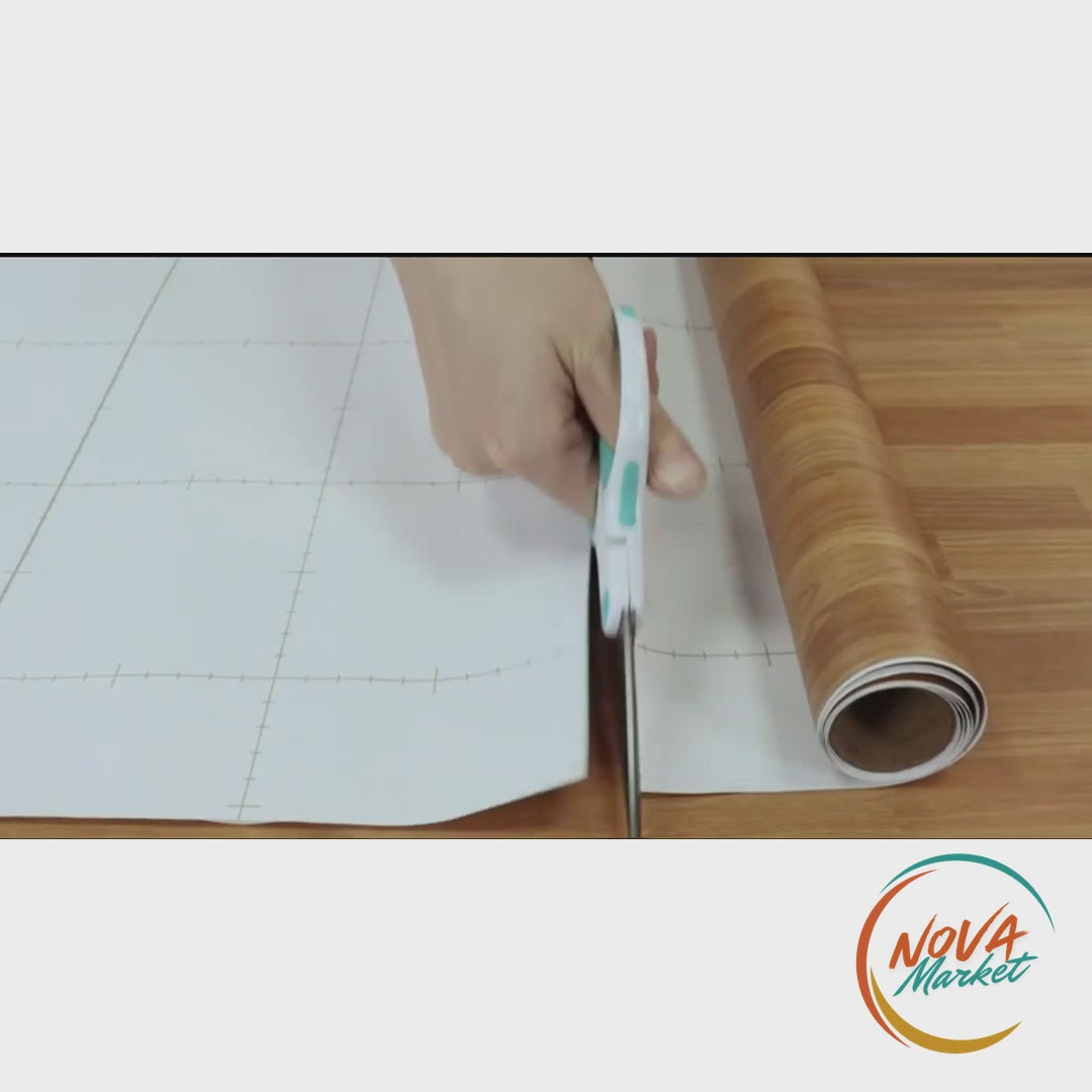 Anteprima video Pavimento Vinilico Adesivo Effetto Legno Antigraffio - NovaMarket