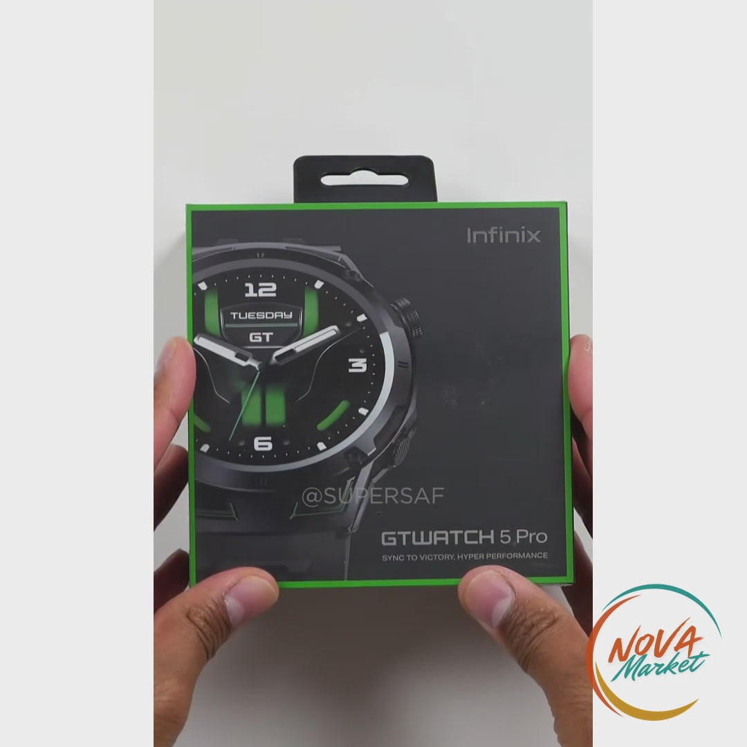 Anteprima video Smartwatch Infinix XW5GT Watch 5 Pro con monitoraggio cardio - NovaMarket